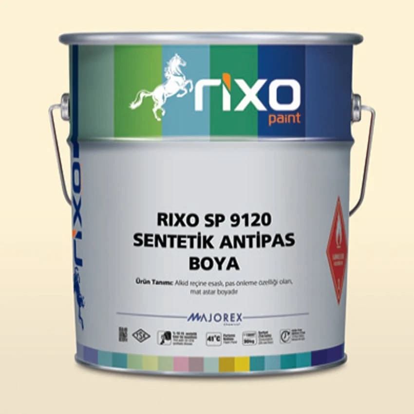 Rixo SP 9120 Sentetik Antipas Boya 2,5 Kg Kırmızı (Düz Renk)