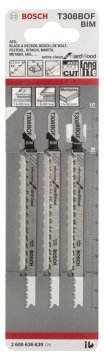 Bosch Dekupaj Testere Bıçağı ExtraClean For HardWood T 308 BOF 117 mm (3 Adet) - 2608636639