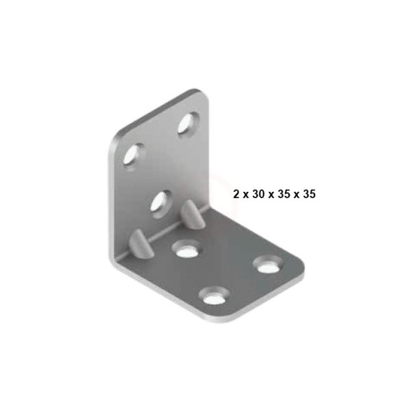 Ayder Metal L Gönye 2x30x35x35 Çinko - A 2216