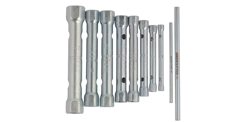 İzeltaş Kovan Anahtar İki Ağız 8 Parça