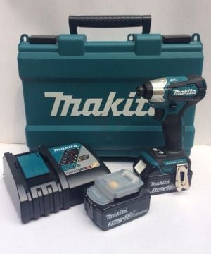 Makita Akülü Darbeli Vidalama Matkabı DTD155RFE (2 x 3,0 Ah Akü)
