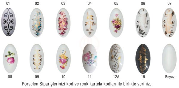 Ayder Sude Porselen Düğme Krom - P 1340