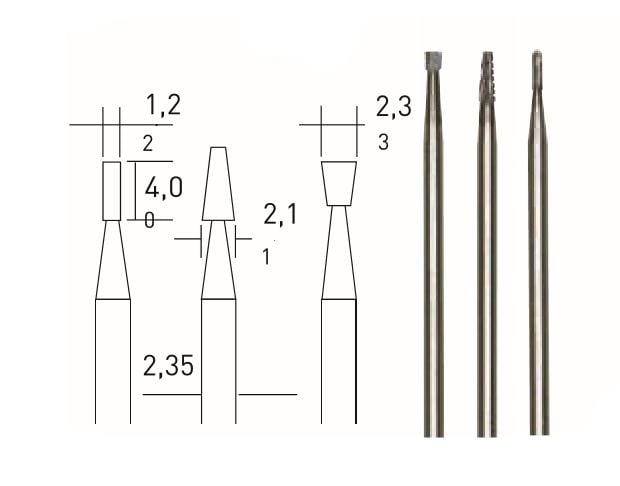 Proxxon Freze Ucu (3 Parça) (28752)
