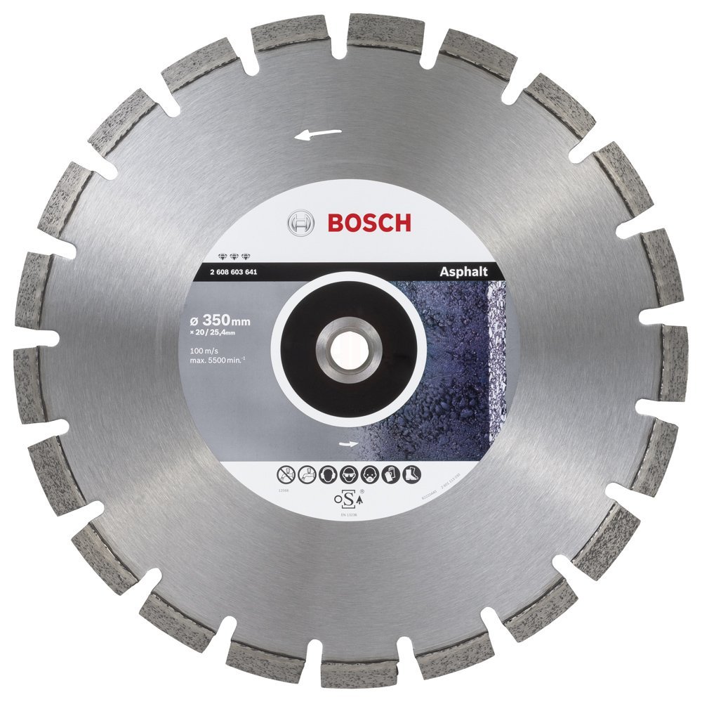 Bosch Asfalt Kesmek İçin Elmas Bıçak 350 Mm (Best) Best  Best For Asphalt - 2608603641