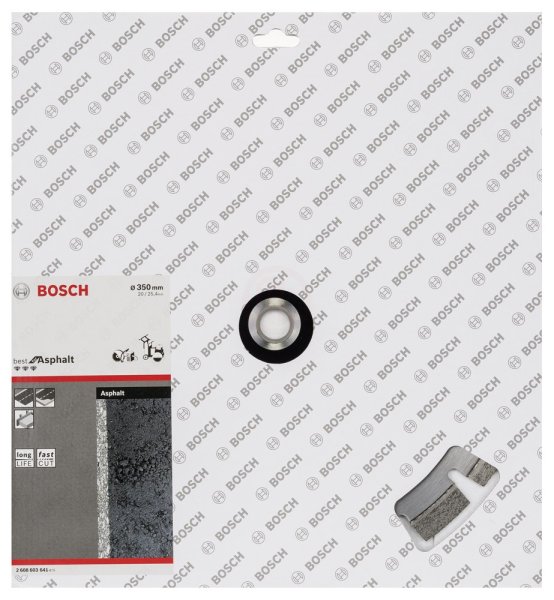 Bosch Asfalt Kesmek İçin Elmas Bıçak 350 Mm (Best) Best  Best For Asphalt - 2608603641