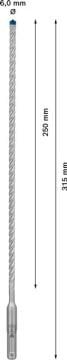 Bosch Kırıcı Delici Uç SDS-Plus-7X Expert 6x315 mm (1 Adet) - 2608900075