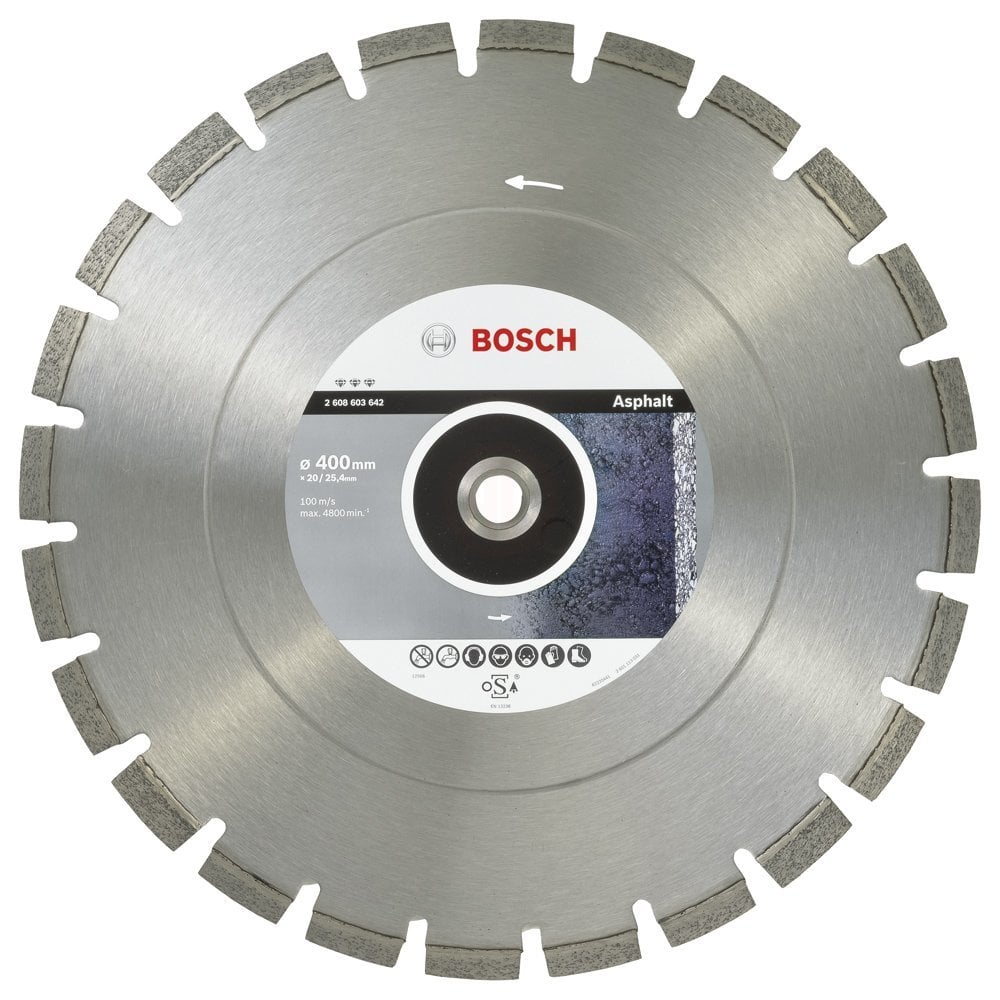 Bosch Asfalt Kesmek İçin Elmas Bıçak 400 Mm (Best) Best For Asphalt - 2608603642