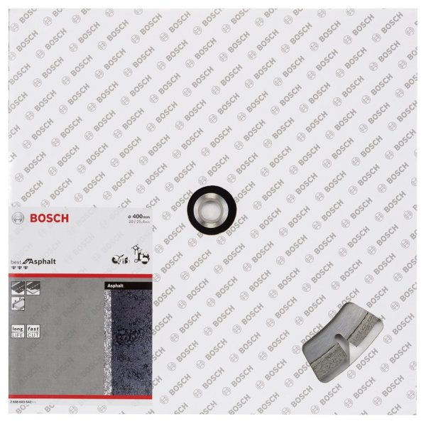 Bosch Asfalt Kesmek İçin Elmas Bıçak 400 Mm (Best) Best For Asphalt - 2608603642