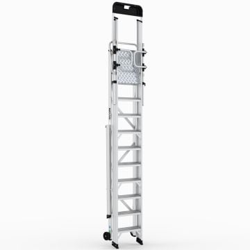 Çağsan Katlanır Platformlu Merdiven 9+1 Basamaklı - KPN9