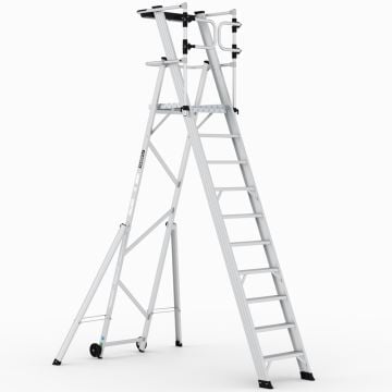 Çağsan Katlanır Platformlu Merdiven 9+1 Basamaklı - KPN9