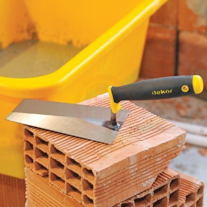 Dekor Hassan Duvarcı Malası Plastik Saplı Yay Çeliği 20 Cm (289)