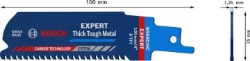 Bosch Panter Testere Bıçağı Expert ThickToughMetal S555CHM (1 Adet) - 2608900364