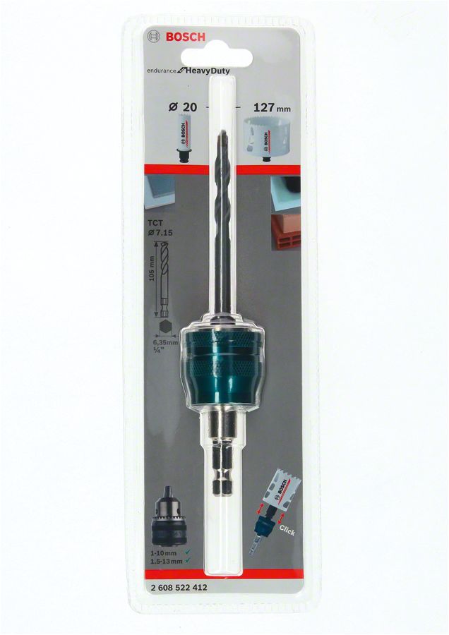 Bosch Power Change Plus Hızlı Değiştirme Adaptörü Ø8,7 mm TCT 105 mm - 2608522412