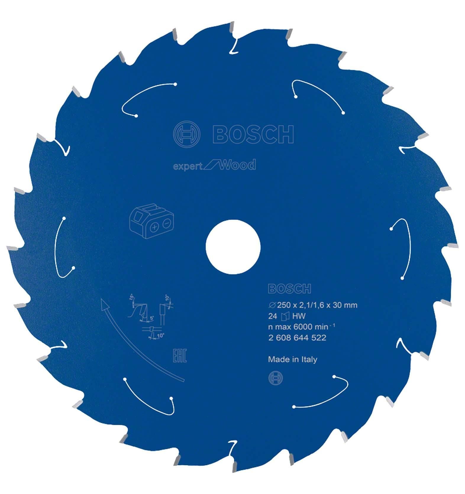 Bosch Exw Daire Testere Bıçağı 254x30 Mm 24D Gcm 18V - 2608644685