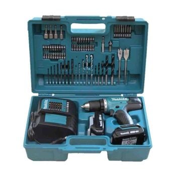 Makita Akülü Darbeli Vidalama Matkabı Set DHP453SYX1 (2 x 1,5 Ah Akü)
