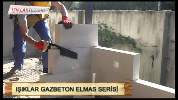 Işıklar Gaz Beton Elmas Ağaç Sap 55 Cm - 182-55