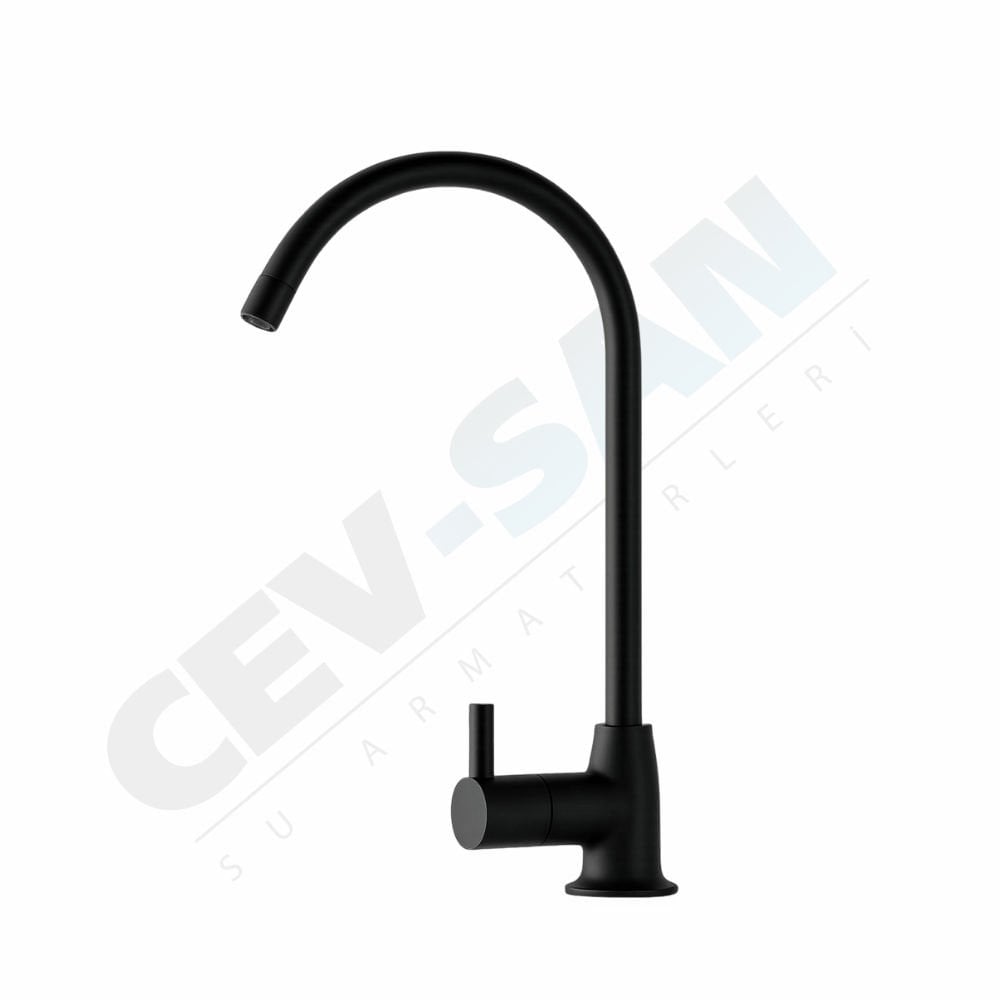 Cevsan Tekli Arıtma Musluğu Siyah