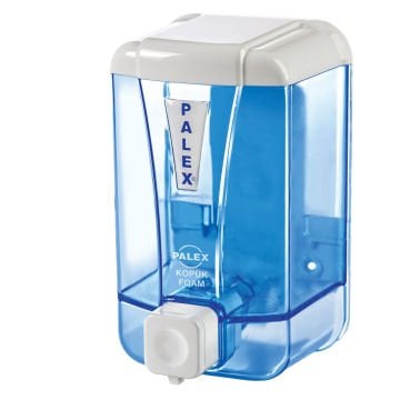 Palex Standart Köpük Sabun Dispenseri 1000 CC Şeffaf Mavi Transparan - 3432-1