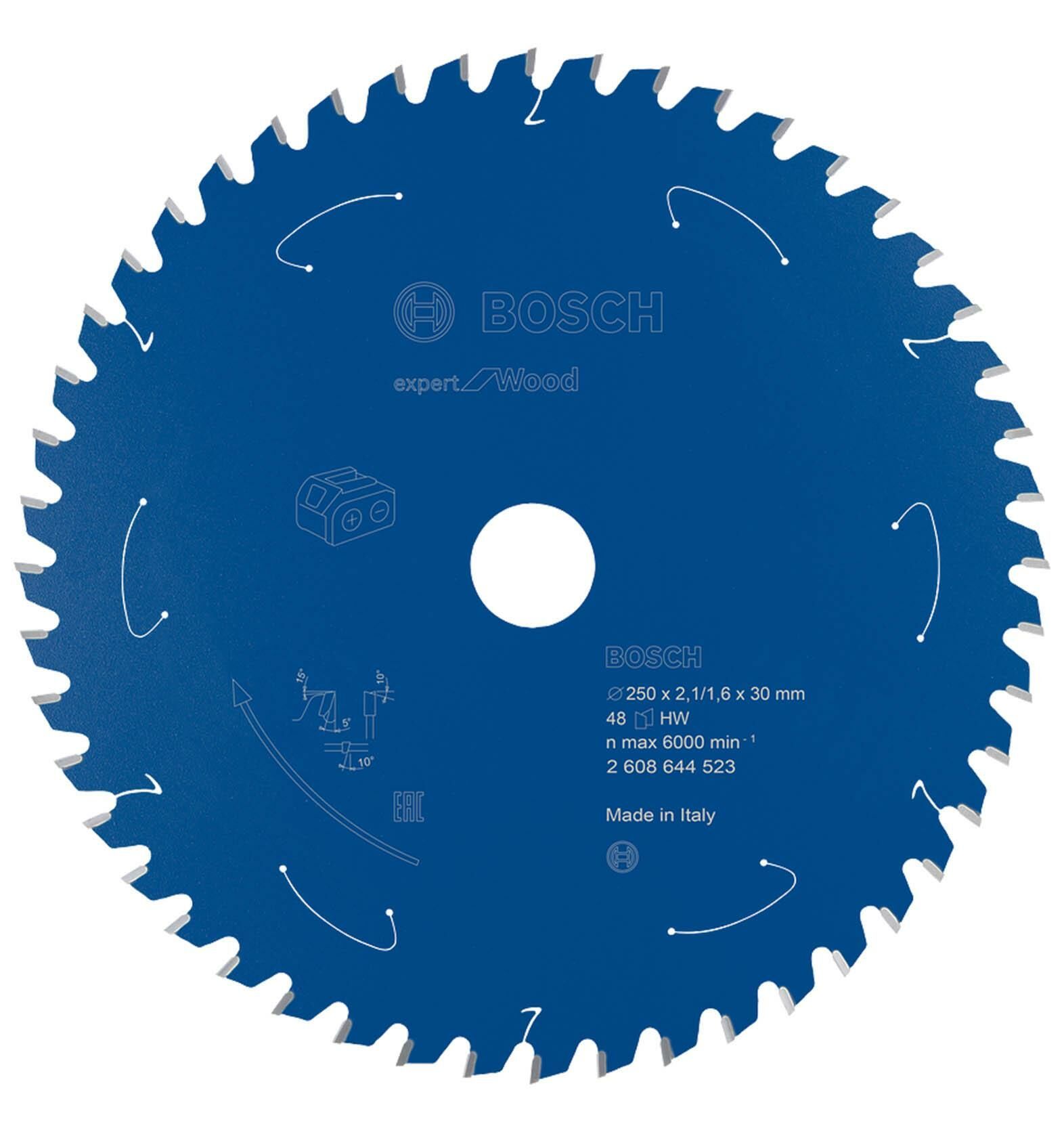 Bosch Exw Daire Testere Bıçağı 254x30 Mm 48D Gcm 18V - 2608644686