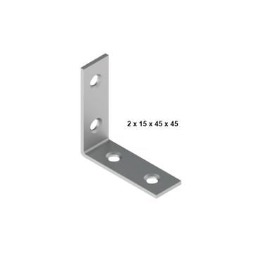 Ayder Metal L Gönye 2X15X45X45 Çinko