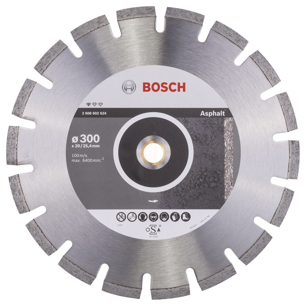 Bosch Elmas Kesme Diski Standard For Asphalt 300x25,40/20 mm - 2608602624