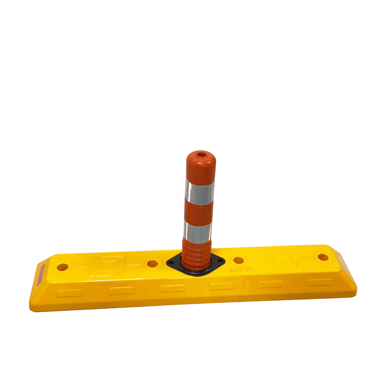 MFK Plastik Sarı Tabanlı Delinatör 45 Cm Sarı Taban Turuncu Delinatör - MFK2245