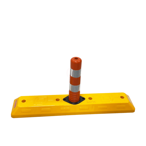 MFK Plastik Sarı Tabanlı Delinatör 45 Cm Sarı Taban Turuncu Delinatör - MFK2245