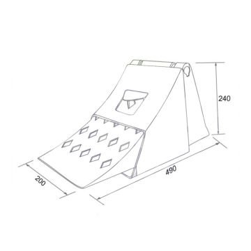 Brio Plastik Lastik Takozu 50X20