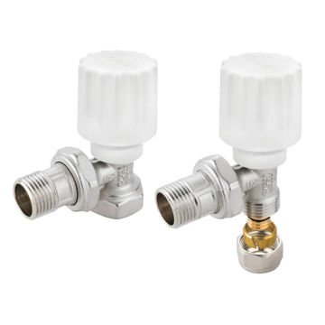 KAS Radyatör Vanası Köşe 16x2 PEX-B Bağlantılı 1/2 İnç (KV4)