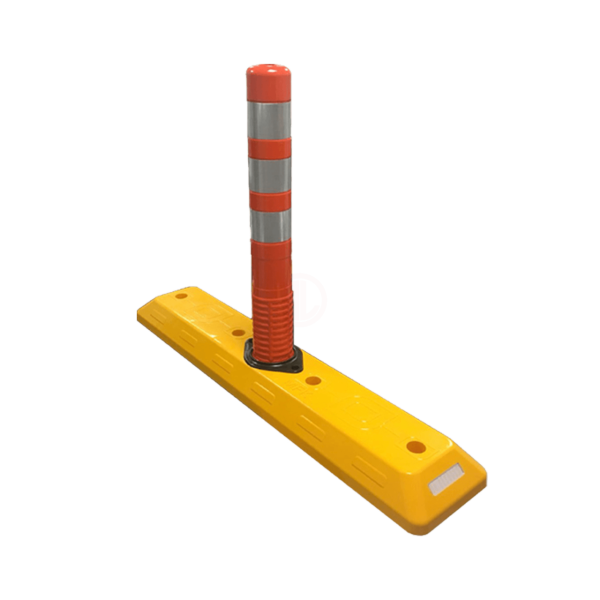 MFK Plastik Sarı Tabanlı Delinatör 75 Cm Sarı Taban Turuncu Delinatör - MFK2200