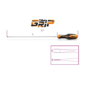 Beta Uzun Düz Tornavida 1264L 6,5X400