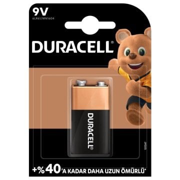 Duracell 9 Volt Pil 1 li