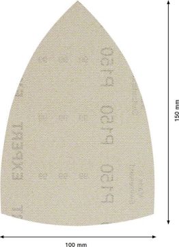 Bosch Ağ Zımpara Expert M480 100x150 mm 150 Kum (10 Adet) - 2608900728