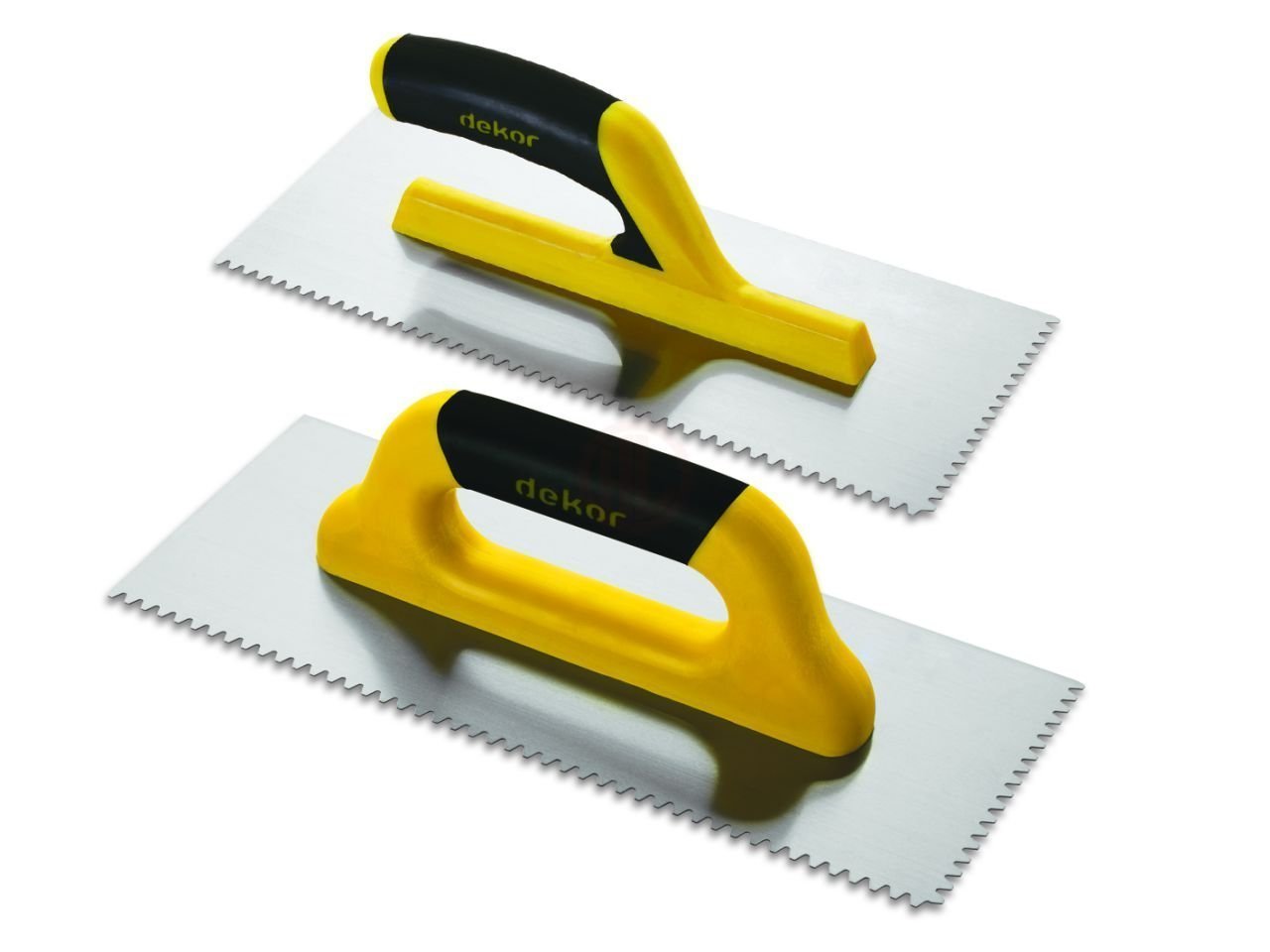 Dekor Hassan Seramik Malası Açık Plastik Saplı Üçgen Dişli Paslanmaz Çelik 30 Cm