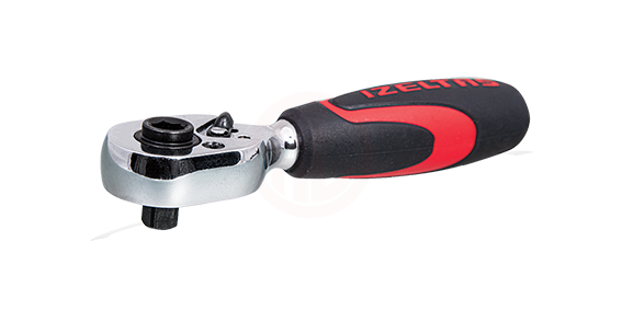 İzeltaş Lokma Bits Tutuculu Cırcır Kolu 1/4 İnç 72 Diş 110 mm