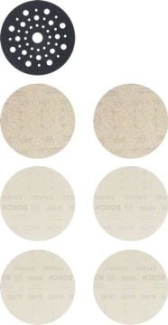 Bosch Ağ Zımpara Expert M480 Set Ø125 mm (7 Parça) - 2608901202