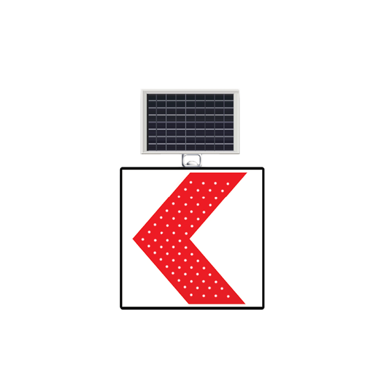 MFK Plastik Sola Tehlikeli Viraj Levhası 60x60 Cm - MFK9626