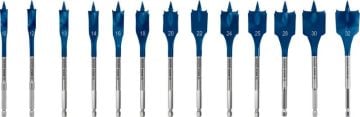 Bosch Ahşap Matkap Uç Expert SCS Yaprak HEX Set (13 Parça) - 2608900336