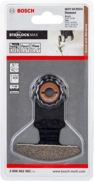 Bosch Starlock Max Testere Ucu GroutAbrasive MATI 68 RSD4 68 mm (1 Adet) - 2608662581