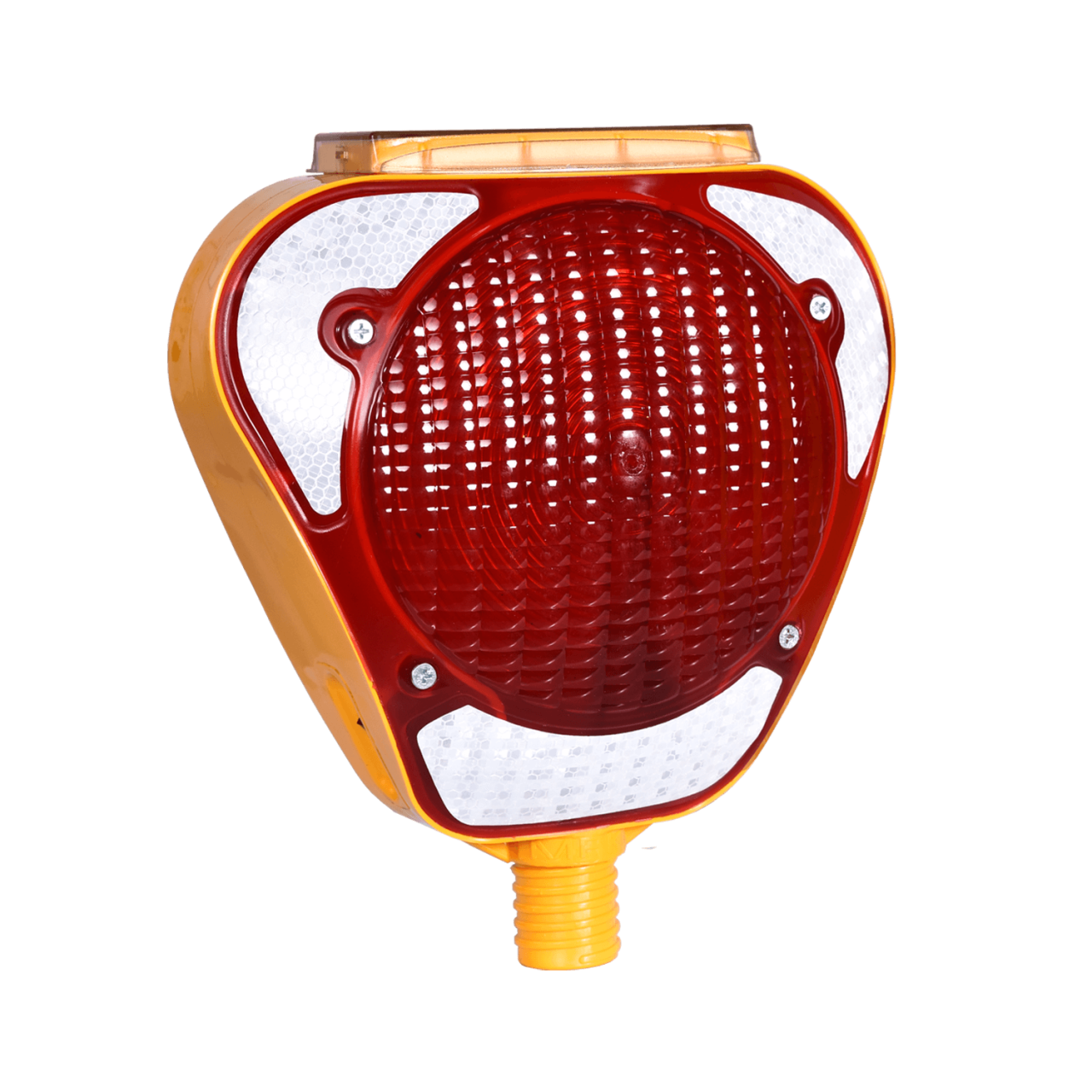 MFK Plastik Solar Flaşör 24x24x12 Cm Kırmızı Power Ledli - MFK9506
