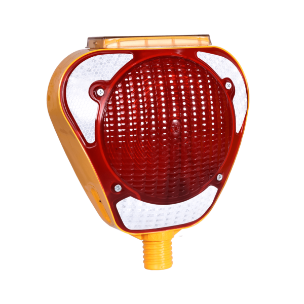MFK Plastik Solar Flaşör 24x24x12 Cm Kırmızı Power Ledli - MFK9506