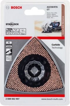 Bosch Starlock Testere Ucu GroutAbraSive AVZ 90 RT6 90 mm (1 Adet) - 2608662907