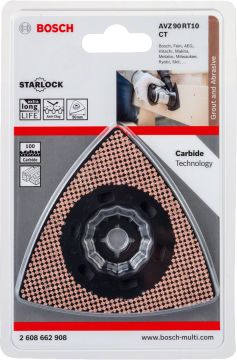 Bosch Starlock Testere Ucu GroutAbraSive AVZ 90 RT10 90 mm (1 Adet) - 2608662908