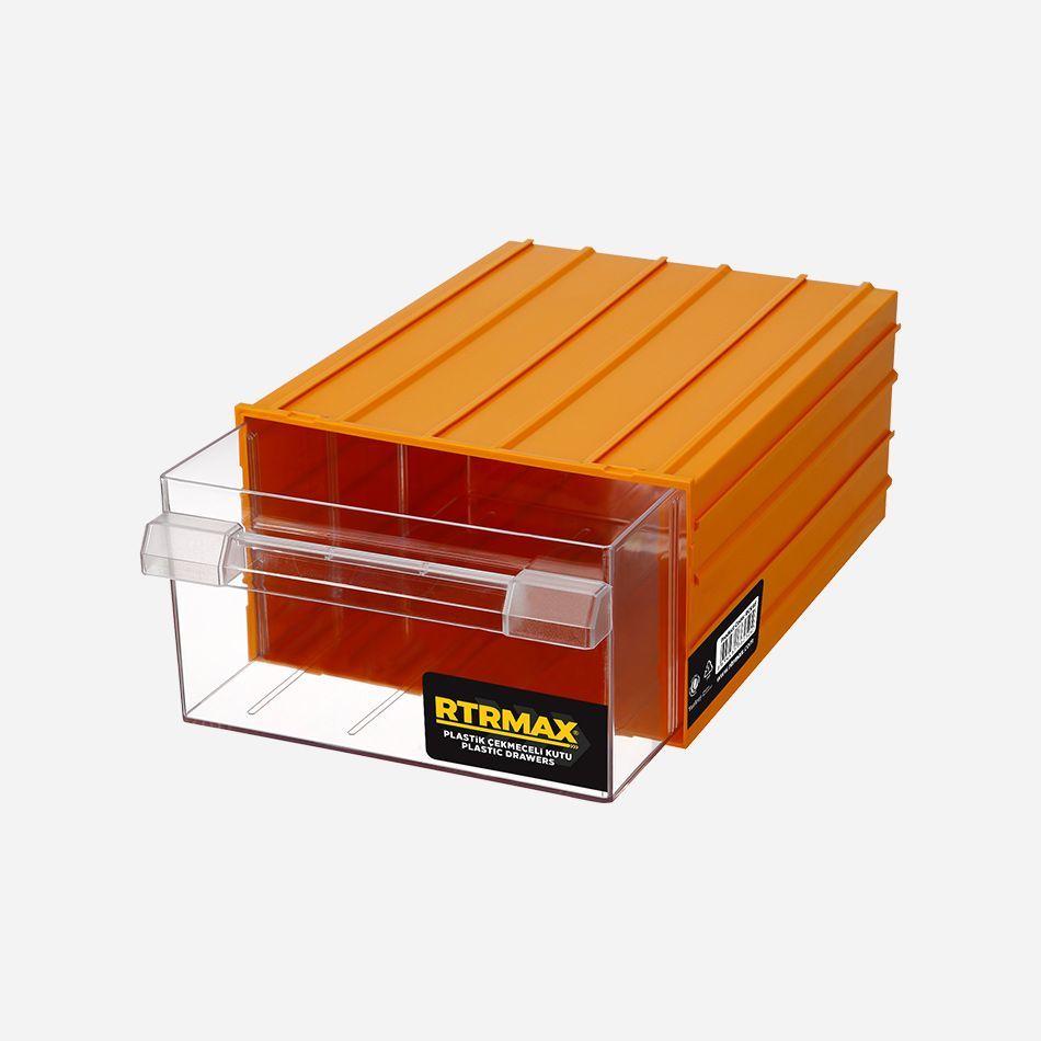 Rtrmax RCK10 K-10 Plastik Çekmeceli Kutu Sarı