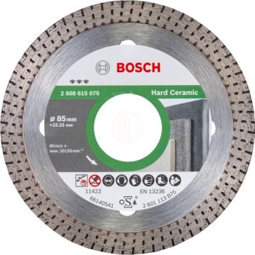 Bosch Elmas Kesme Diski Best For Hard Ceramic 85x22,23 mm - 2608615075
