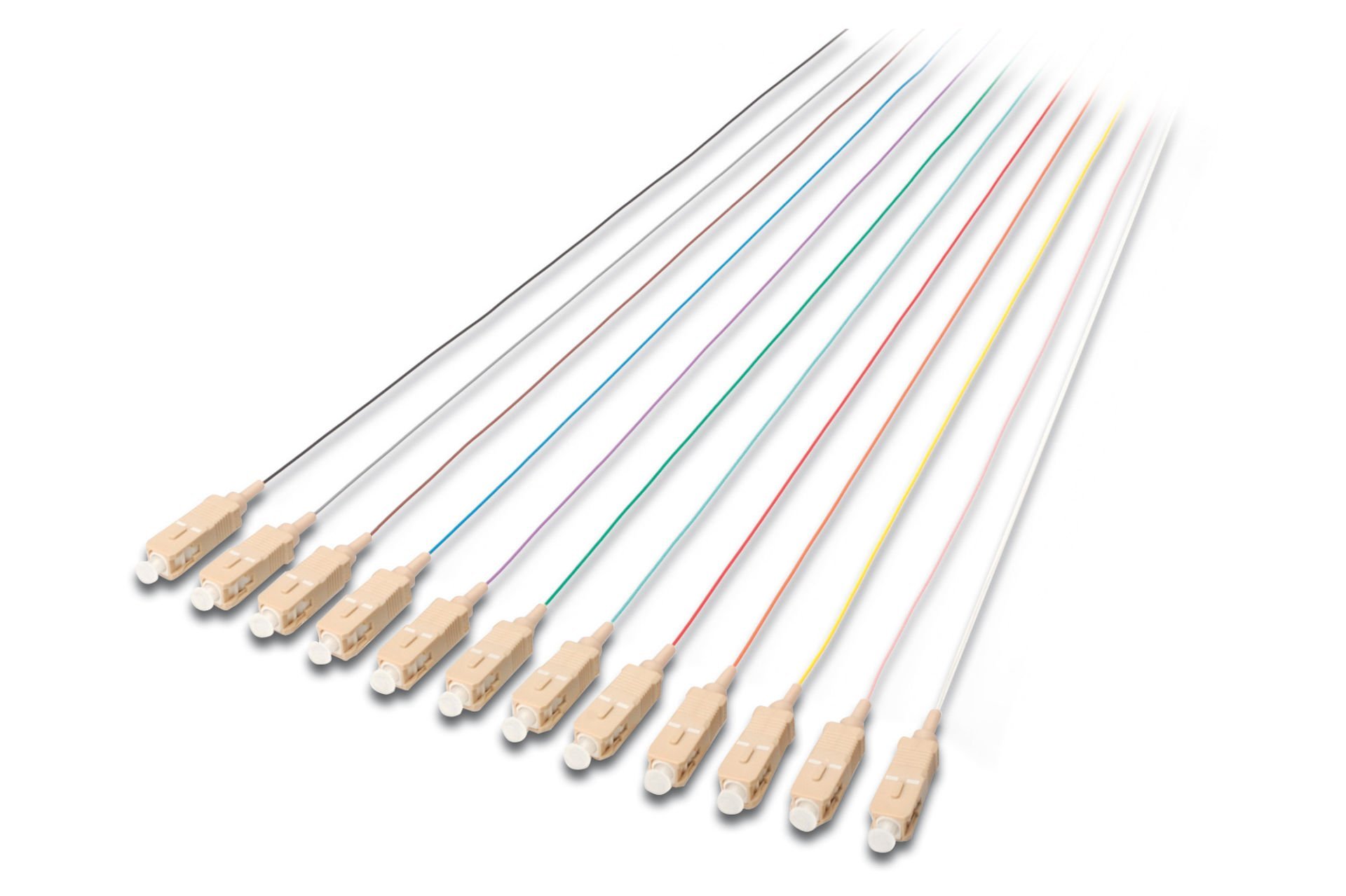 Assmann Digitus Sc Fiber Pigtail, 50/125 µ, Multimode, 0.9Mm Simplex, 2 Mt, Class Om3, Dın Iec 304 Renk, Birim Fiyatıdır