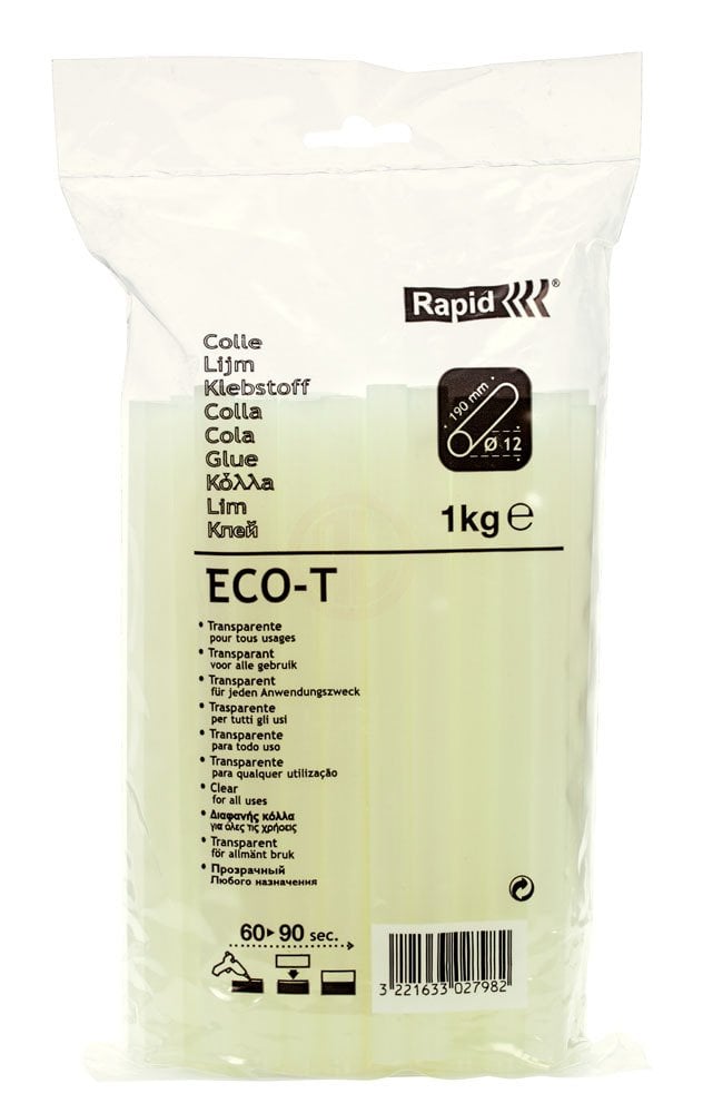 Rapid Silikon Çubuk 12x190 mm 1 Kg Şeffaf ECO-T - 40302798