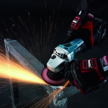 Makita Akülü Avuç Taşlama Makinesi DGA452RMJ (2 x 4,0 Ah Akü) (115 mm)