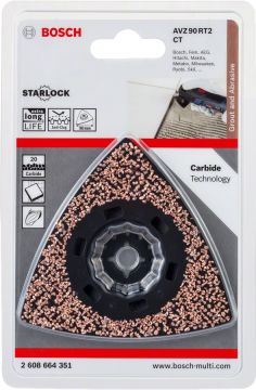 Bosch Starlock Testere Ucu GroutAbraSive AVZ 90 RT2 90 mm (1 Adet) - 2608664351