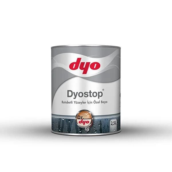 Dyostop Mat İç Cephe Duvar Boyası 2,5 Lt